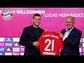 "I will fight for the shirt!" | Presentation of Lucas Hernández | FC Bayern Press Conference