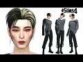 Sims 4 : ATEEZ Choi San [Create a Sim] 💜 DL + CC 에이티즈 최산 심만들기