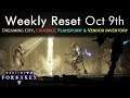 Weekly Reset Oct 9th - Dreaming City Week 2, Supremacy,  Flashpoint: Titan - Destiny 2 Forasaken