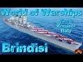 Brindisi T9 angespielt "Italiener Kreuzer" in World of Warships Deutsch/German gameplay