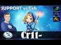 Crit - Crystal Maiden Offlane | SUPPORT vs Ceb (Earthshaker) | Dota 2 Pro MMR Gameplay