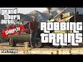 Grand Theft Auto V | Robbing Trains | HD | 60 FPS | Crazy Gameplays!!