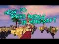 How To Ninja Bridge In Minecraft (Speed Bridging)