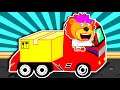 Lion Family Official Channel 🚚 Pretend Play with Trucks for Kids | Cartoon for Kids
