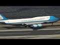 AIR FORCE ONE take off and Crash at New York