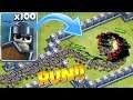 ARMORED SKELETONS Vs. THE TORNADO!!"Clash Of Clans" TROLL TRAP!!
