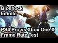 Bioshock Infinite PS4 Pro vs Xbox One X Frame Rate Comparison (Enhanced Patch)