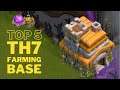 Clash of Clans Town hall 7 Best Base With Link (TOP 5 TH7 Farming Base Layouts 2021)