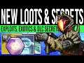 Destiny 2 | NEWS UPDATES! Secret WEAPON! Next Exotic, Exploit Fixes, Hidden Enemy, Future Loot