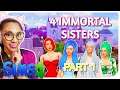 INVADED BY ALIENS IN THE SIMS 4   PART 1 👽 I FOUR IMMORTAL SISTERS CHALLENGE