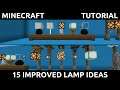 Minecraft 15 Improved Lamp Ideas
