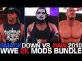 SMACKDOWN VS. RAW 2010 MODS BUNDLE! (WWE 2K MODS)