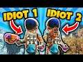 TWO IDIOTS explore an ALIEN PLANET! - (Journey To The Savage Planet)