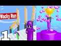Wacky Run Gameplay Walkthrough Part 1 - Android Mobile Game