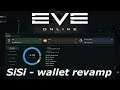 EVE Online - SiSi - wallet revamp