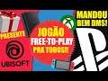 JOGÃO GRÁTIS PRA TODOS PlayStation Xbox Switch e PC / Presente da Ubisoft Valhalla / Sony MANDOU BEM
