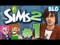 Lets Play The Sims 2 (PS2) - Part 1 - Moving Out