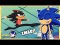 SHADOW GYMNASTICS LMAO!!! Sonic Reacts Mario and Sonic at the Olympic Games Tokyo 2020 Animation   G