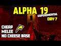 7 Days to Die Alpha 19 | Cheap, NO Cheese, Melee Horde Base | Day 7