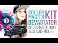 Cooler Master Kit Devastator! Kit Barato e Bom! Teclado + Mouse!