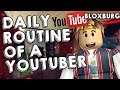 Daily Routine of a Youtuber | BLOXBURG | Prinze Fred