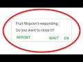 How To Fix Fruit Ninja App Is Not Responding Error Android & Ios