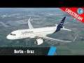 Microsoft Flight Simulator 2020 | Hallo BER | Berlin - Graz (EDDB-LOWG) | Airbus A320neo | Lufthansa