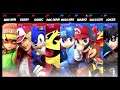 Super Smash Bros Ultimate Amiibo Fights – Request #20736 Team battle at Spring Stadium