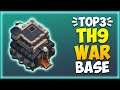 TOP 3 BEST NEW TH9 War Base 2020 *Copy Link* | Coc Town Hall 9 Anti Everything Base | Clash of Clans