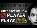 WHAT HAPPENS IF A DOTA 2 PLAYER PLAYS LEAGUE OF LEGENDS (SingSing Moments of The Week)