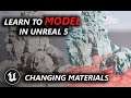 Learn to Model inside Unreal Engine 5! Changing Materials