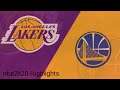 Los Angeles Lakers vs Golden States Warrior Highlights 1st Quarter A buzzer beater