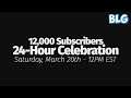 Reaching 12,000 Subscribers - A 24-Hour Celebration