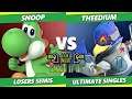 Smash It Up 21 Losers Semis - Snoop (Yoshi) Vs. Theedium (Falco) - SSBU Ultimate Tournament