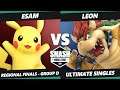 SWT NA East Group D - ESAM (Pikachu) Vs. LeoN (Bowser) Smash Ultimate Tournament