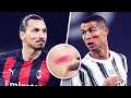 Why did Zlatan and Cristiano Ronaldo have red marks on their faces? | Oh My Goal