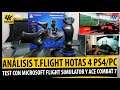Análisis T.Flight Hotas 4 de PS4 y PC ✨Lo Probamos en Microsoft Flight Simulator 2020 y Ace Combat 7