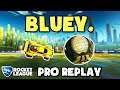 bluey. Pro Ranked 2v2 POV #106 - Rocket League Replays