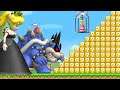 Can Dark Bowser & Bowsette climb up 999 Item Boxes in New Super Mario Bros. Wii?