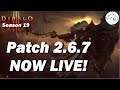 Diablo 3 Patch 2.6.7 Now LIVE - Patch Notes Review