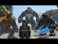 Groot vs Black Hulk,Bat Man vs Big Venom,MisterFantastic - LEGO Marvel Super Heroes Games