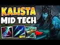 KALISTA RENDS FOR 2000 DAMAGE WITH THIS BROKEN MID BUILD! - League of Legends
