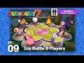 Mario Party 7 SS5 Buddy Minigame EP 09 - Ice Battle 8 Players Daisy,Toadette,Waluigi,Dry Bones