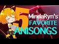 MindaRyn - Five Favorite Anisongs