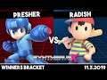 Presher (Megaman) vs Radish (Ness) | Winners Bracket | Synthwave X #8
