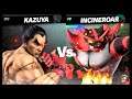 Super Smash Bros Ultimate Amiibo Fights – Kazuya & Co #126 Kazuya vs incineroar