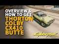 Thorton Colby CX410 Butte Cyberpunk 2077 Buy Vehicle Truck