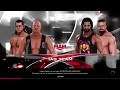 WWE 2K20 Steve Austin,Shawn Michaels VS Seth Rollins,Buddy Murphy Elimination Tag Match