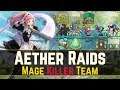 +10 Felicia Leads Mage Killer Team Against Mages.. (°ロ°) | Aether Raids Defense 【Fire Emblem Heroes】