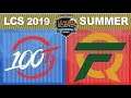 100 vs FLY   LCS 2019 Summer Split Week 7 Day 2   100 Thieves vs FlyQuest